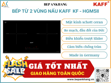 Bếp từ 2 vùng nấu Kaff KF - HGM5II - Made in Germany